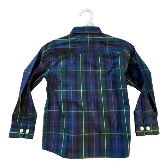 Izod boys button front shirt size 5 lot of 2 NWT and NWOT plaid - Picture 7 of 9
